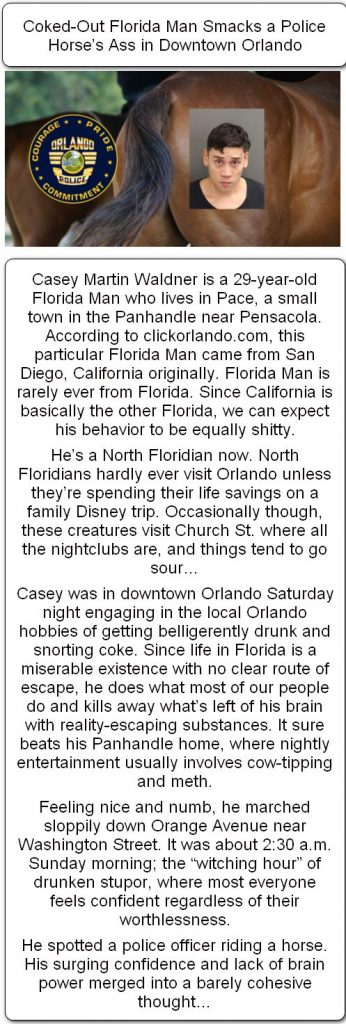 What did the Florida man do on October 24? - Florida Man challenge